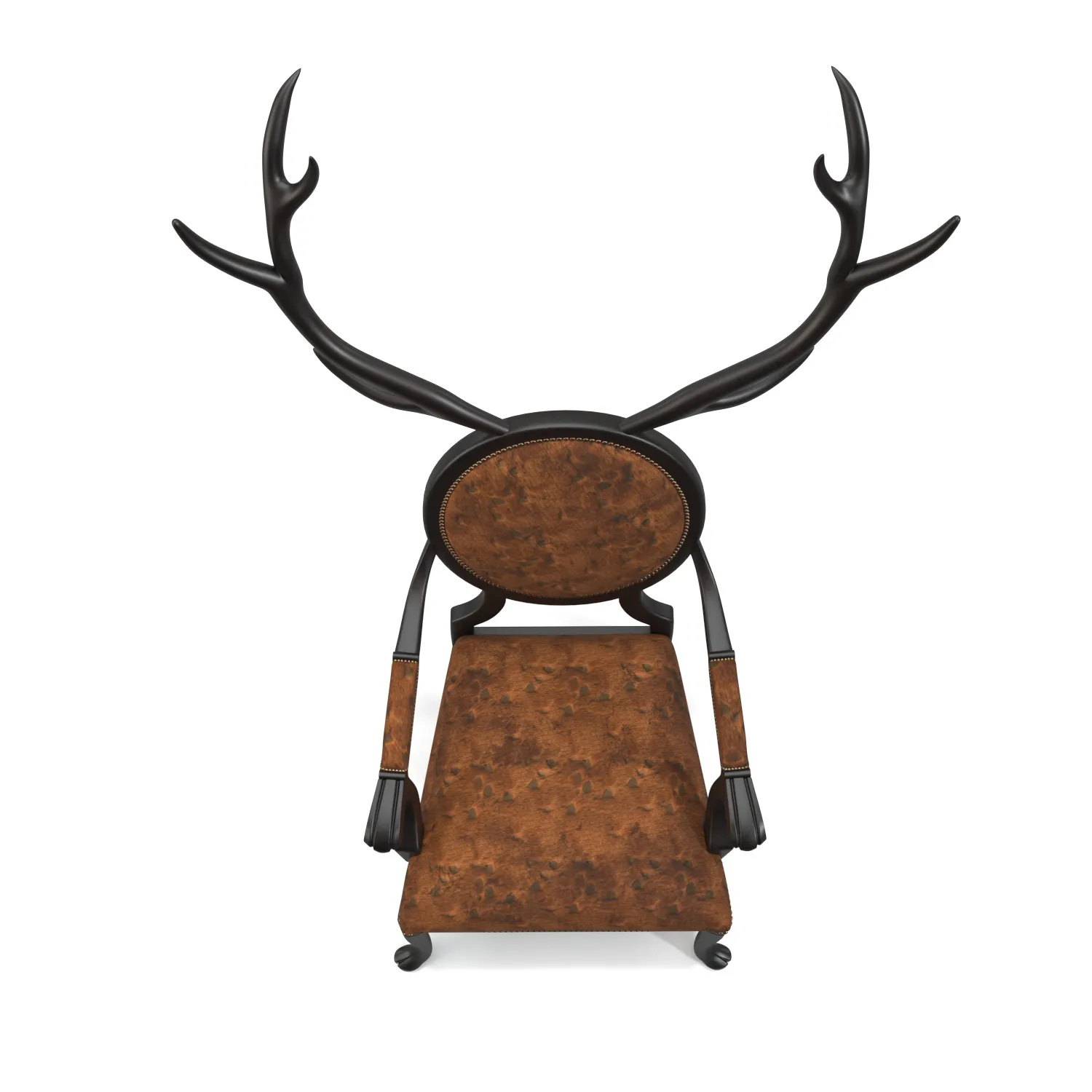 Hybrid No Antlers Anthro Chair PBR 3D Model_04